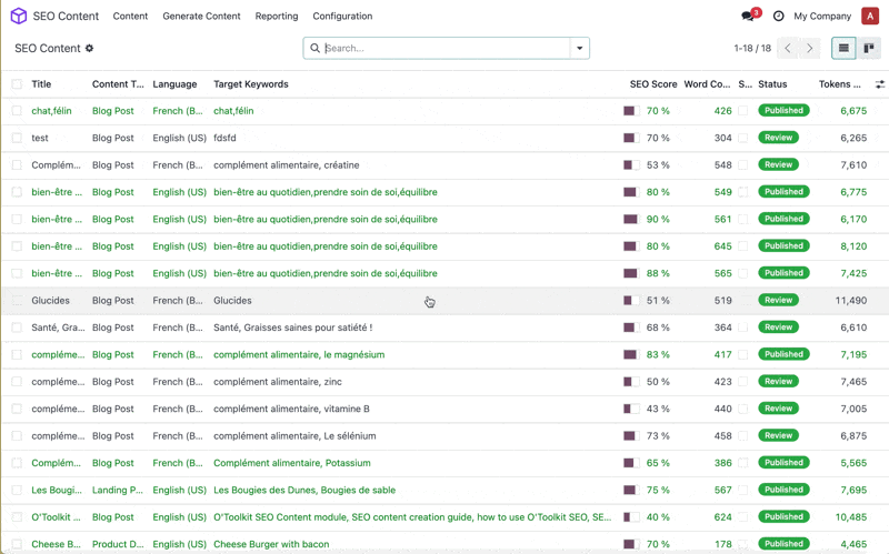 Batch content generation